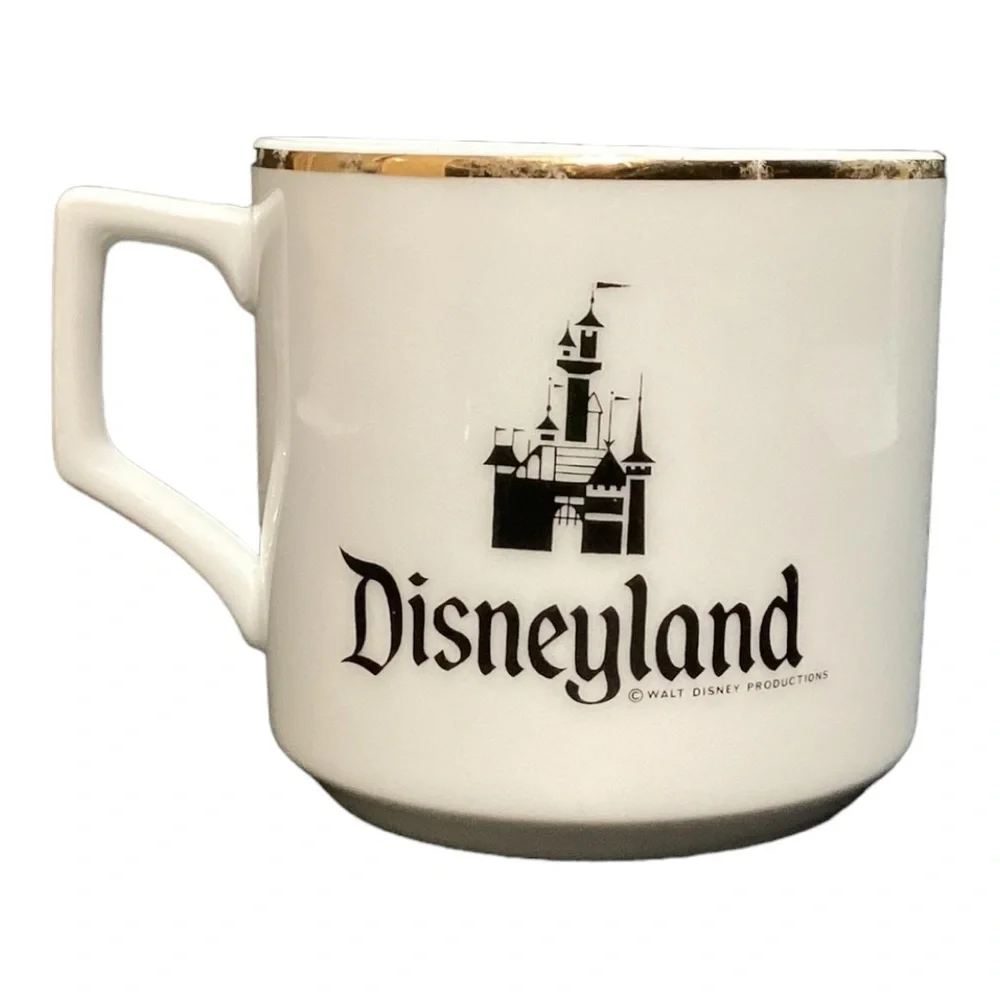 Vintage Disneyland Castle Coffee‎ Mug / Tea Cup Walt Disney Productions